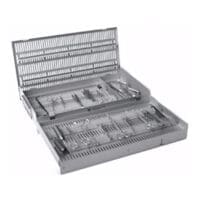 10x20x3" Microsurgical Instrument Sterilization Case - Two-Level