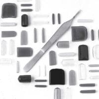 BOSS Instrument Tip Protectors - vented clear 5 x 25mm