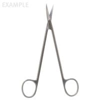 6 1/4" Kelly Fistula Scissors - curved