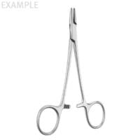 7" Brown Needle Holder - convex heavy