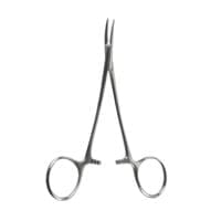 5" Vascular Mosquito Forceps - curved jaw