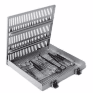 10x10 x1.5" Microsurgical Instrument Sterilization Case