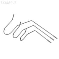 Hook Retractor Set - Small Medium Large Hex Ends - 6.5mm Diameter