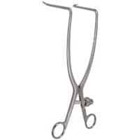 Deep B-Z Retractor - 90° angle 3" deep 5" spread