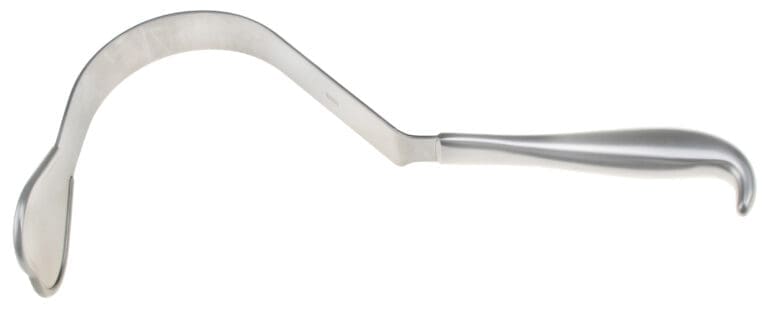 12 1/2" Harrington Pemb Retractor - 2 1/2" wide 7" deep - Image 2