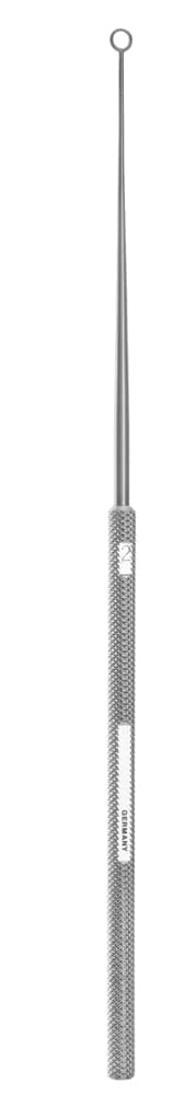 1.5mm Buck Ear Curette size 0 straight dull
