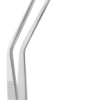 6 1/2" Wilde Dress Forceps serrated tip 1.5x14mm