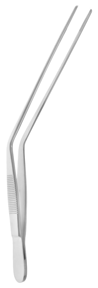 6 1/2" Wilde Dress Forceps serrated tip 1.5x14mm