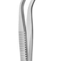 Blake Endaural Forceps serrated tips very delicate, 3-5/16"
