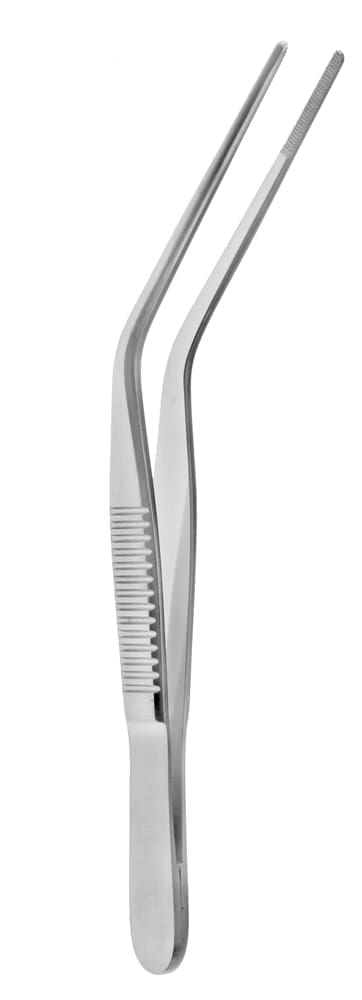 Blake Endaural Forceps serrated tips very delicate, 3-5/16"