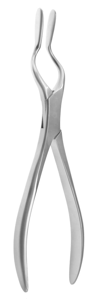 9 1/8" Walsham Septum Straight Forceps bay blades