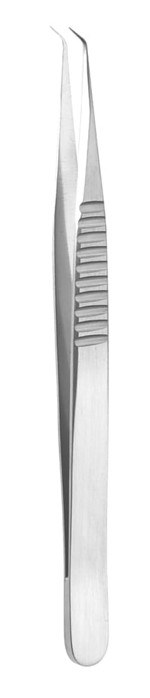 Micro Jewelers Forceps - .3mm tips angled 45° w/ platf
