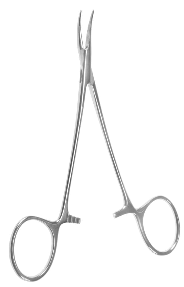 4 3/4" Vascular Mosquito Forceps - delicate curved jaw