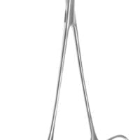 5 1/2" Vascular Forceps - curved jaw