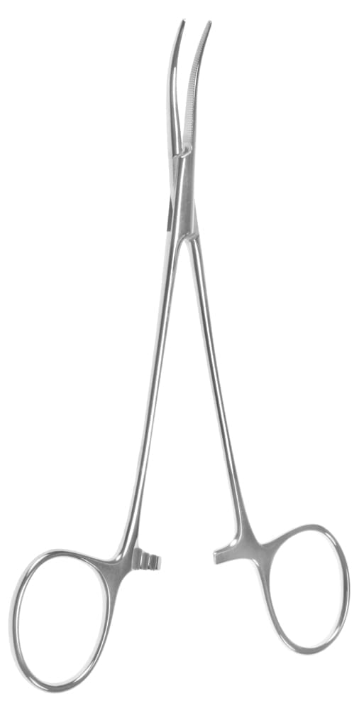 5 1/2" Vascular Forceps - curved jaw