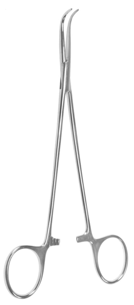 7" Vascular Forceps - fully curved jaw - Image 2
