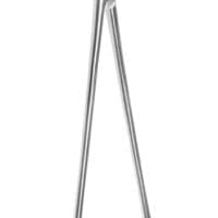 8" Bengolea Forceps - curved jaws