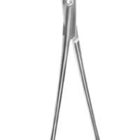 7" Crafoord Delicate Artery Forceps - high polish finish curved jaws