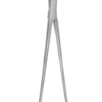 9" Rumel Thor Forceps - horz serrated "A" curve