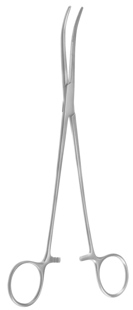 9" Rumel Thor Forceps - horz serrated "A" curve