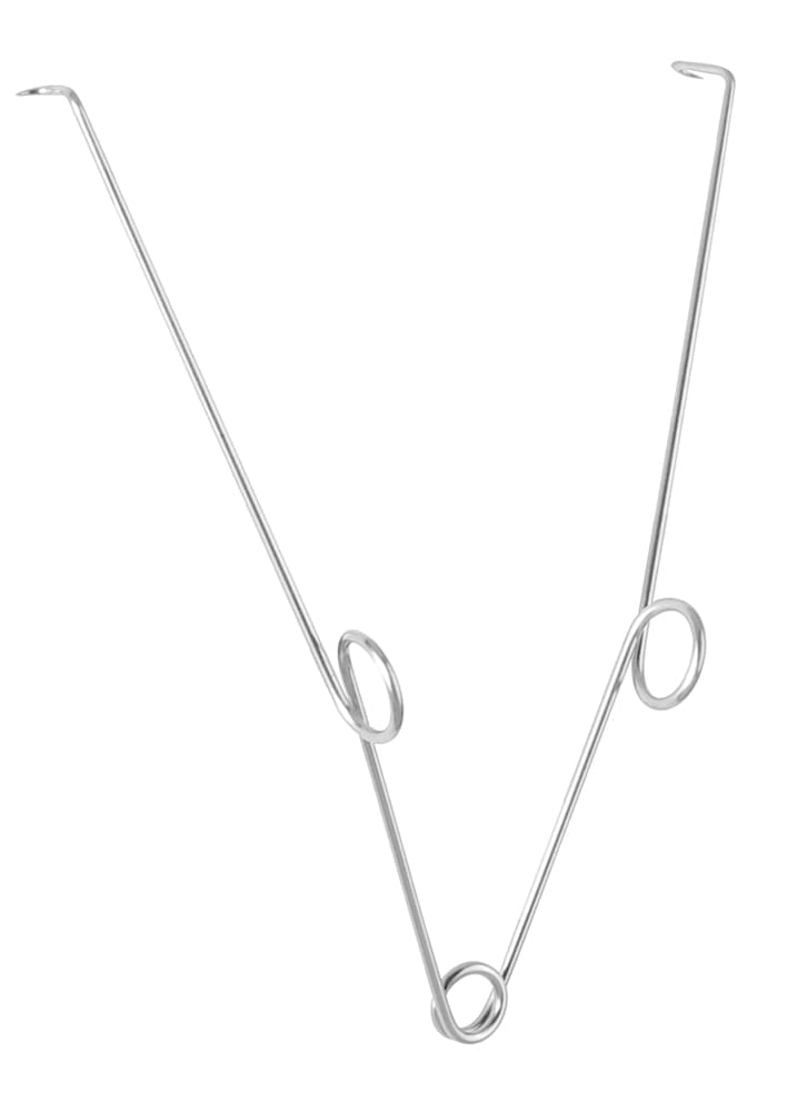 4 1/2" Spring Wire Retractor - #3 medium single prong