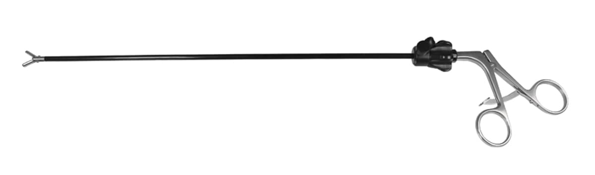 Blunt Nose Grasp Forceps - Rota-Loc-Clear w/Ratchet straight 35cm