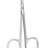 4 1/2" Iris Scissors - curved Square shanks Shark-Edge