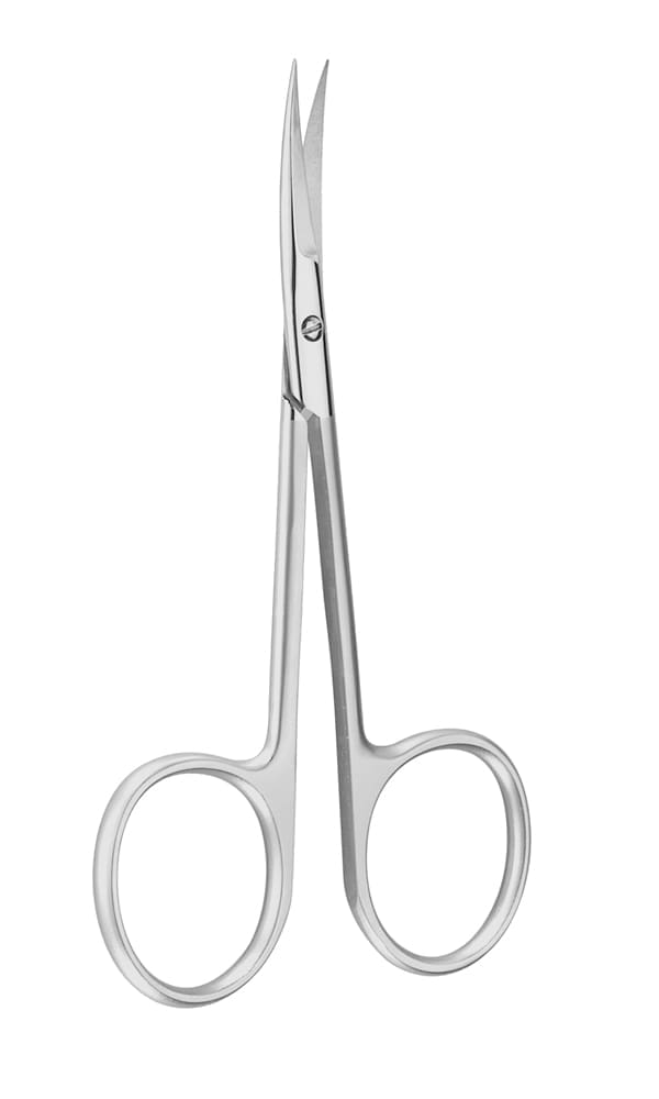4 1/2" Iris Scissors - curved Square shanks Shark-Edge