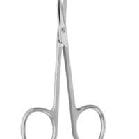 5" Shark-Edge Stevens Scissors - large rings curved