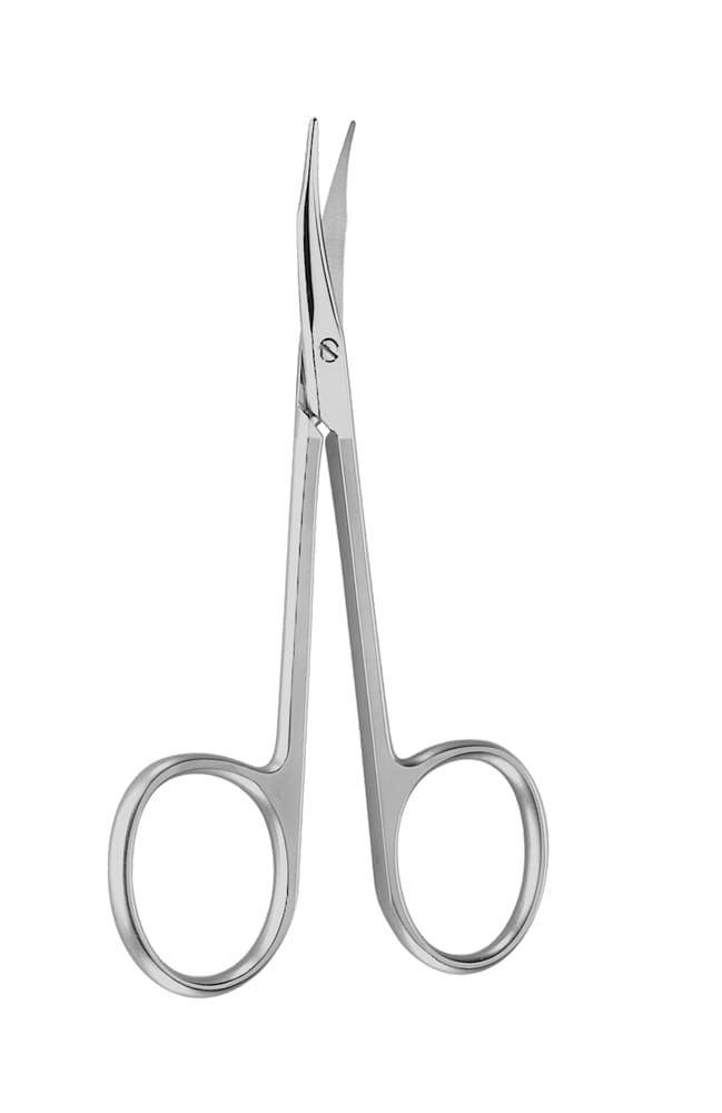 5" Shark-Edge Stevens Scissors - large rings curved