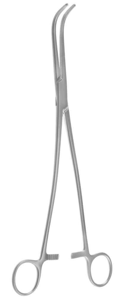 10 1/4" Rienhoff Swan-Neck Clamp - double curved