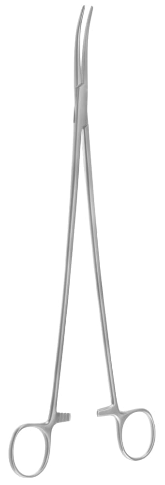 12" Zenker Ligature Forceps - light curve - Image 2
