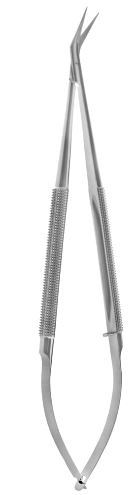 7" Jacobson Micro Scissors - round handle 25° - Image 2