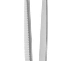 10" Gerald Forceps – x serrated tips 1mm