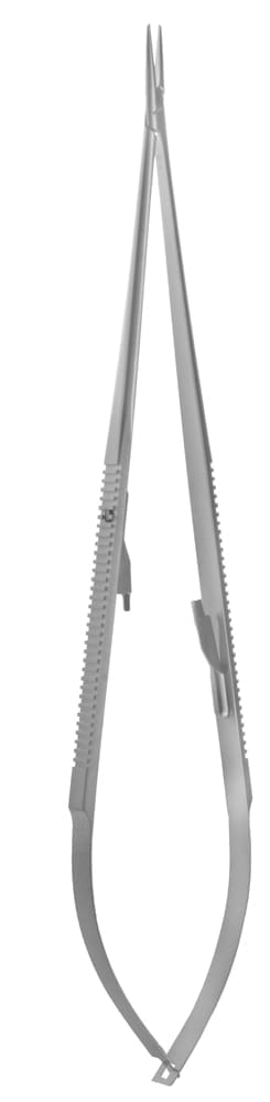 8 1/2" Jacobson Needle Holder - flat handle smooth - Image 2