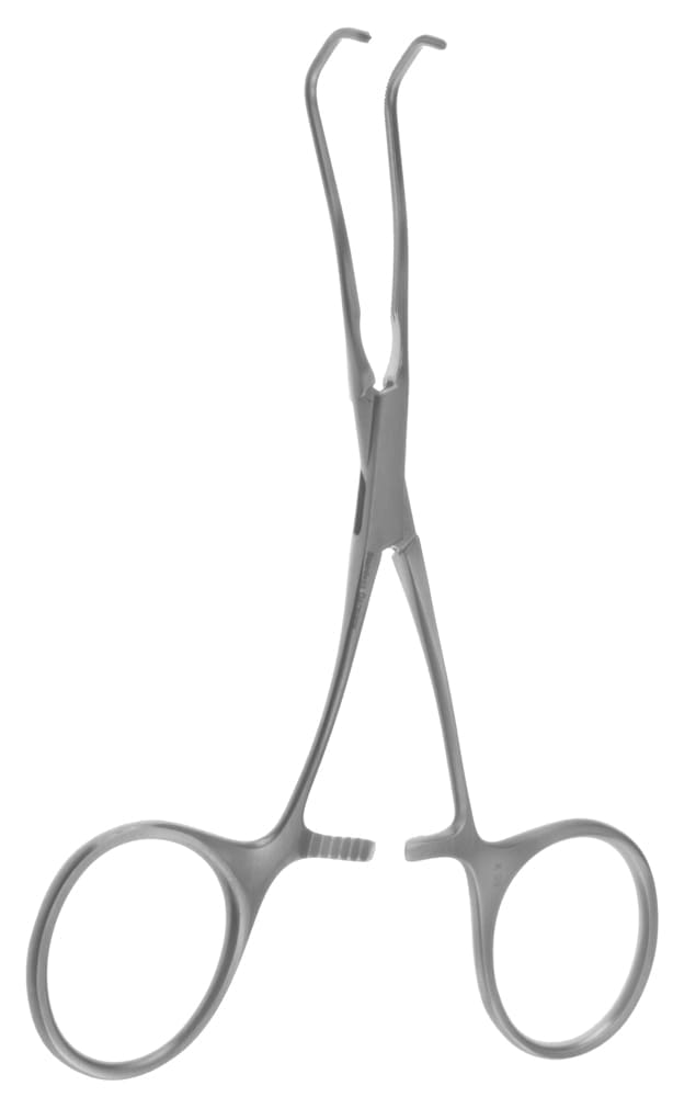 Debakey Castaneda Clamp - 1.4mm #2 anastomosis jaw curved handle - Image 3