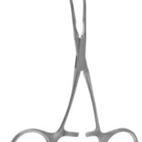 Debakey Castaneda Clamp - 1.4mm #2 anastomosis jaw curved handle
