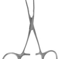 Debakey Castaneda Clamp - 1.4mm carotid jaw curved handle