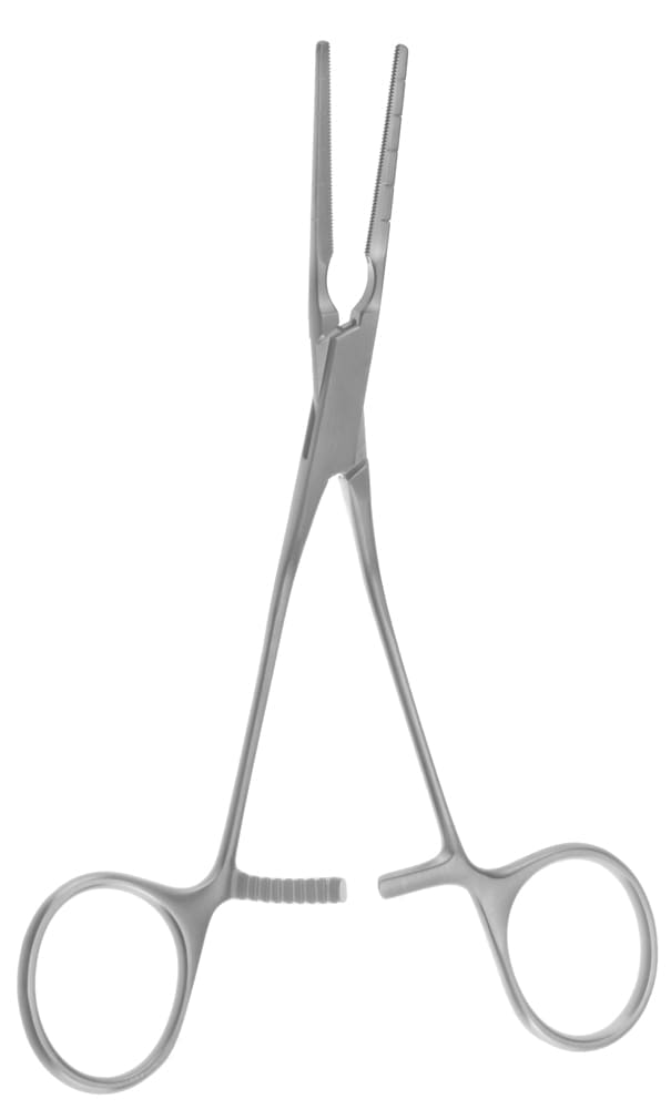 6 1/4" Cooley Patent Ductus Clamp - angled shaft - Image 3
