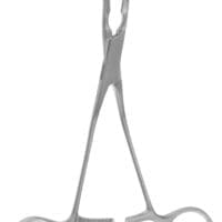 6 1/4" Cooley Patent Ductus Clamp - angled shaft