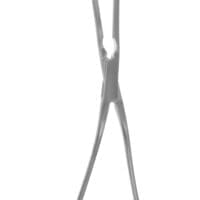 7" Reynolds Vascular Clamp - debakey teeth 50° angled small