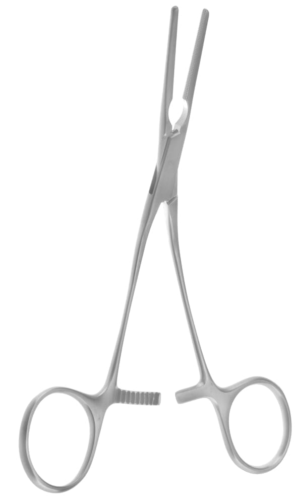 6 3/4" Debakey Pediatric Patent Ducuts Clamp - angled shank - Image 3