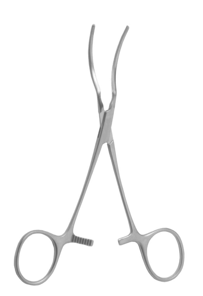 7" Debakey Pediatric Patent Ductus Clamp - spoon jaws - Image 2