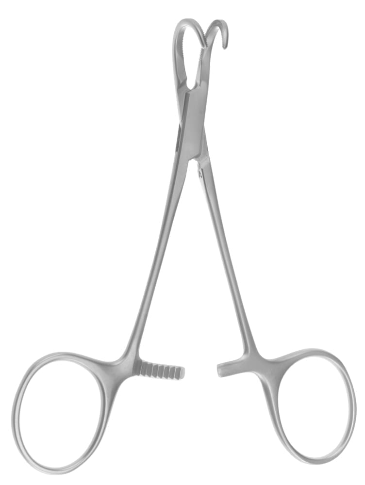 5" Selman Cooley Forceps - fully curved jaws - Image 2