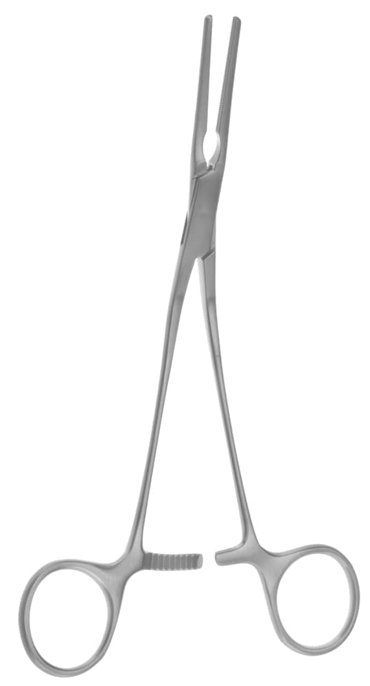 8" Debakey Patent Ductus Clamp - angled shaft - Image 2