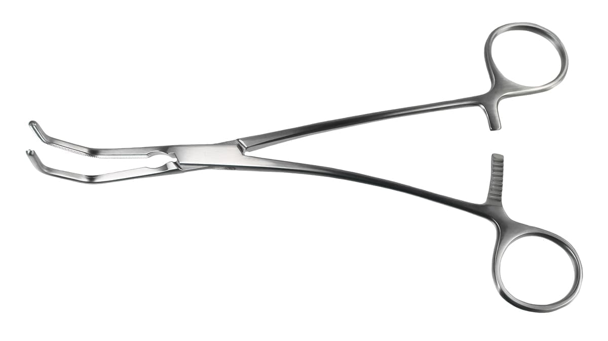 7 3/4" Debakey Tangential Occl Clamp - 3.5cm long 1.1cm deep - Image 3