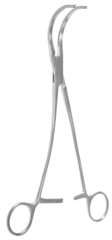 10" Reul Aorta Clamp - Partial Occlusion - 2 x 2 vascular teeth - Image 3