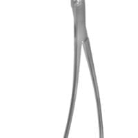 9 1/4" Lee Bronchus Clamp - double angled curved shanks