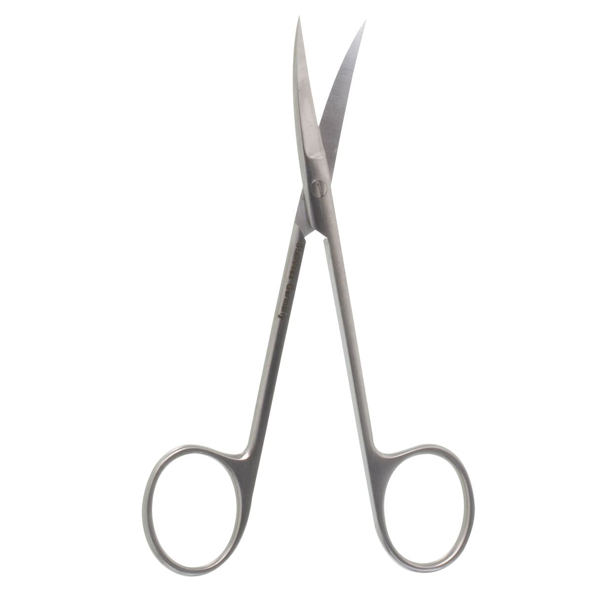 4 5/8" Plastic Scissors - curved pointed blades - Image 2