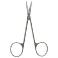 4 1/2" Iris Scissors - curved S/B